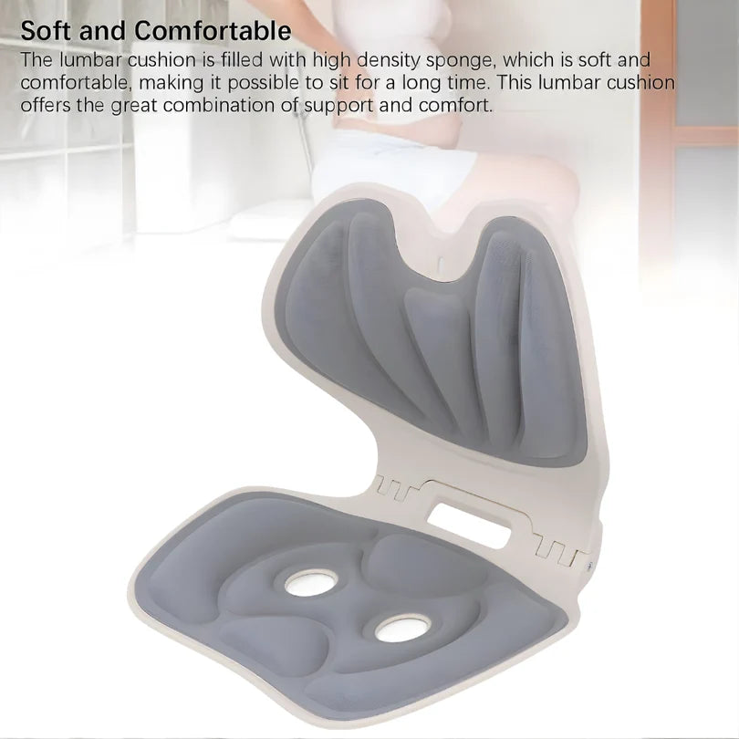 Foldable Lumbar Back Support Seat Cushion