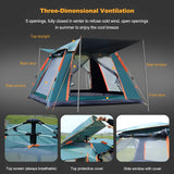 Automatic Pop Up Camping Tent with Sun Shade Canopy 2.1*2.1m