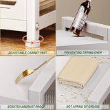 Multi-functional Dish Drying Cabinet Rack with Double Doors