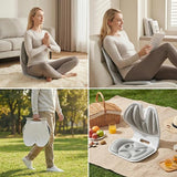 Foldable Lumbar Back Support Seat Cushion