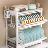 Multi-functional Dish Drying Cabinet Rack with Double Doors