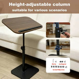 C Shaped Side Table Adjustable Height, 360°