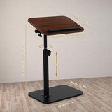 C Shaped Side Table Adjustable Height, 360°