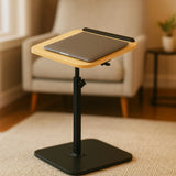 C Shaped Side Table Adjustable Height, 360°