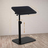 C Shaped Side Table Adjustable Height, 360°