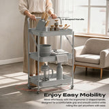 Multipurpose Foldable Storage Trolley with Handle