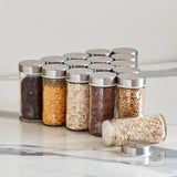  Spice Rack Organizer for Countertop and Cabinet - Revolving Seasoning Organizer with 16 jars