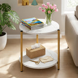 SOFA SIDE COFFEE TABLE 2 TIER