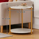 SOFA SIDE COFFEE TABLE 2 TIER