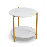 SOFA SIDE COFFEE TABLE 2 TIER