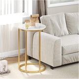 PORTABLE C SHAPED SOFASIDE TABLE