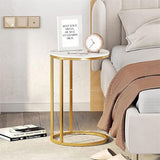 PORTABLE C SHAPED SOFASIDE TABLE
