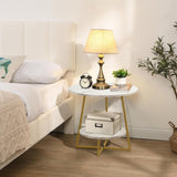 COFFEE TABLE 2 TIER ROUND SHAPED