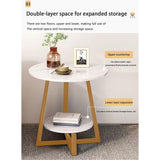 COFFEE TABLE 2 TIER ROUND SHAPED