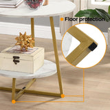 COFFEE TABLE 2 TIER ROUND SHAPED