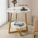 COFFEE TABLE 2 TIER ROUND SHAPED