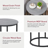 BEDSIDE & SOFA SIDE END TABLE ROUND SHAPED