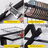 2 TIER OVER-SINK DISH DRYING KITCHEN RACK