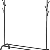 MULTIPURPOSE SINGLE POLE CLOTH HANGER WITH HOOKS