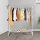 MULTIPURPOSE SINGLE POLE CLOTH HANGER WITH HOOKS