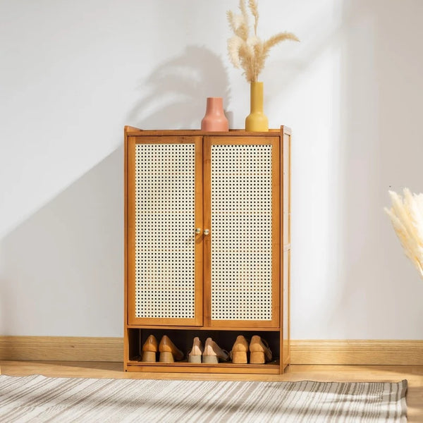 Multi-Layer Wooden  Shoe Storage Organizer Rack 6 Layer
