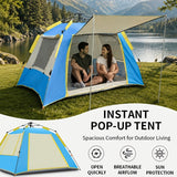 Automatic Pop-Up Camping Tent with Front Sunshade