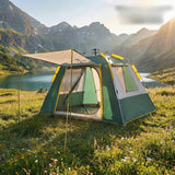 Automatic Pop-Up Camping Tent with Front Sunshade