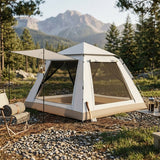 Automatic Pop Up Camping Tent with Sun Shade Canopy 2.1*2.1m