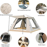 Automatic Pop Up Camping Tent with Sun Shade Canopy 2.1*2.1m